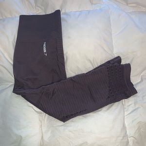 Gray Gymshark Crop Leggings